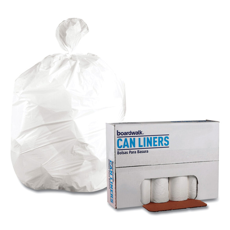 Boardwalk 40 Gallons Polyethylene Plastic Trash Bags 100 Count Wayfair Canada